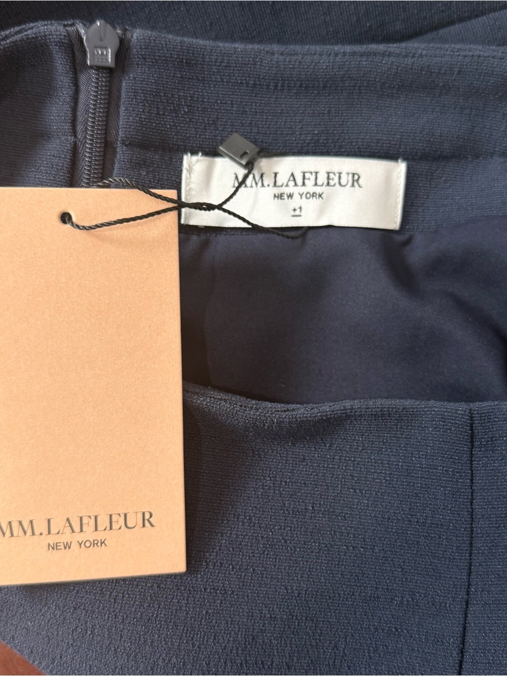 NWT MM LaFleur Cobble Hill Pencil Skirt in Galaxy Blue - Picture 2 of 9